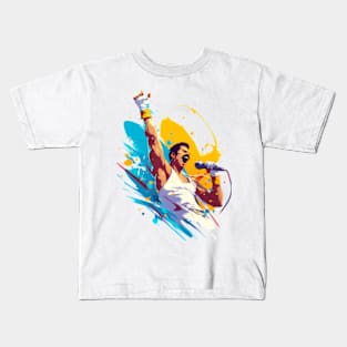 Music Legend - Color Splash - Rock Music Kids T-Shirt